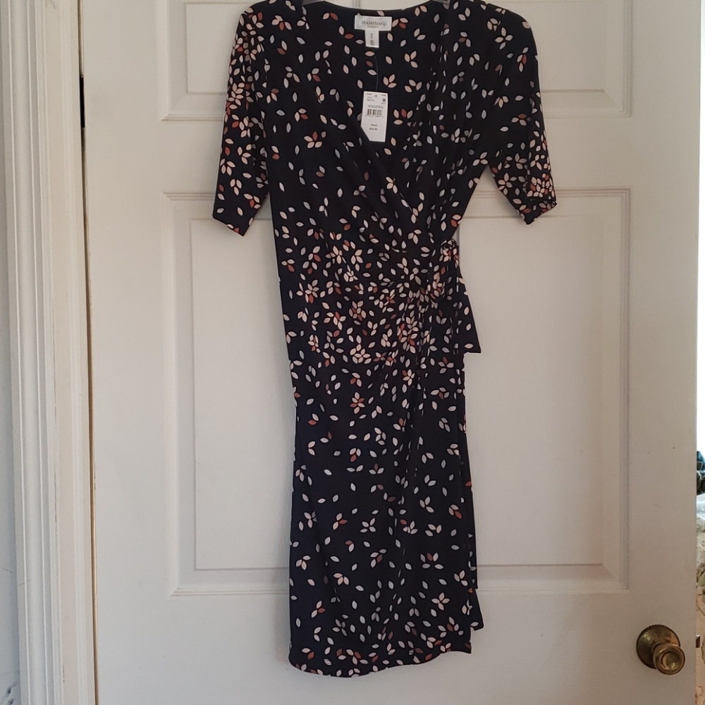 Maternity wrap dress